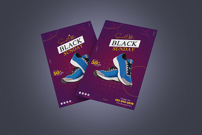 Special Offer Black Sunday banner flyer graphic design logo poster product packing product label