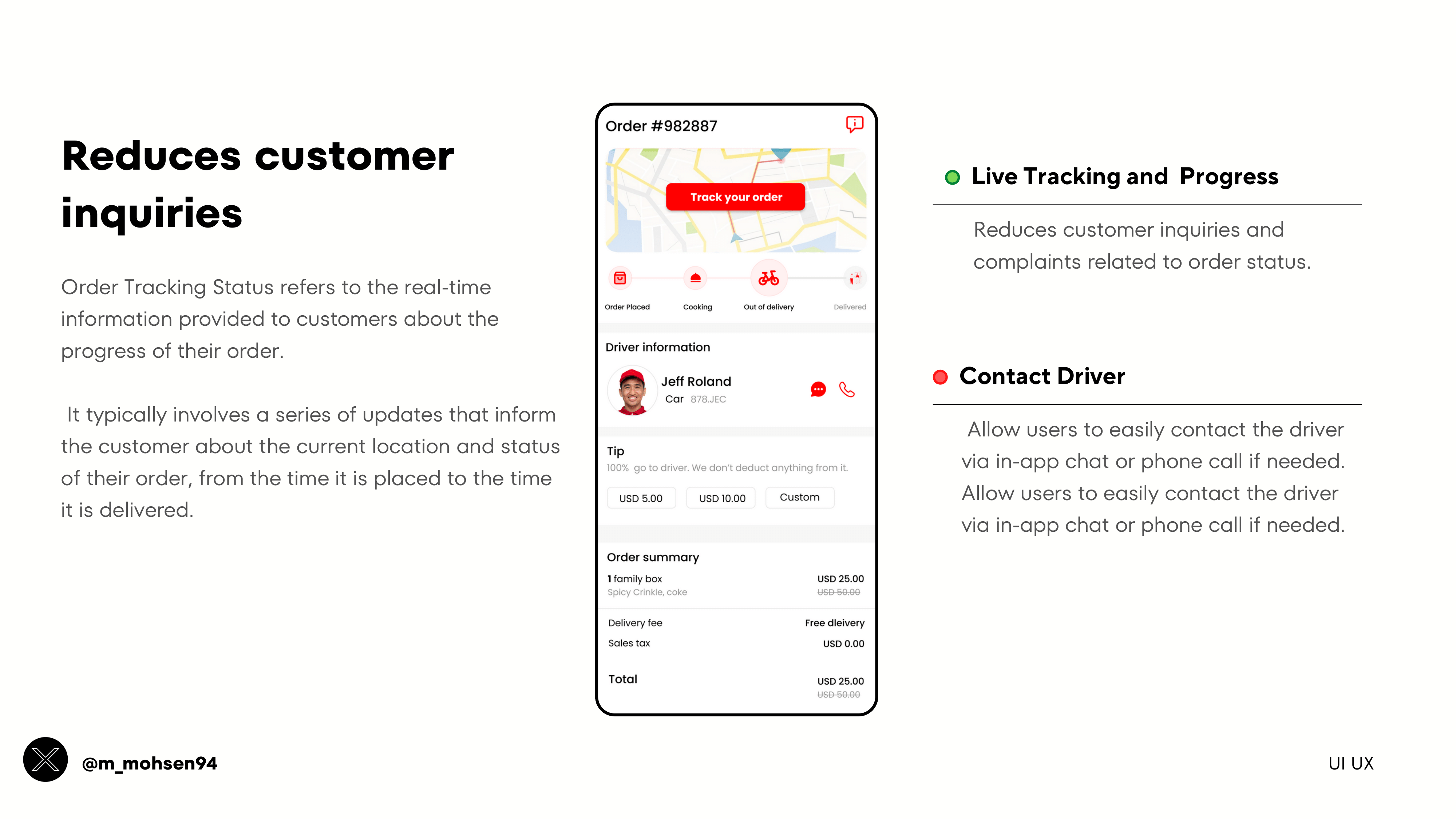 Example of Mobile App UI UX