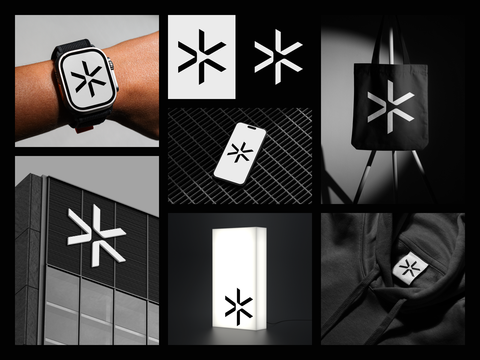 Logomark brand identity branding business company logo logo design logodesign logotype mark marketing minimal presentation screen sign simple smartphone symbol totebag watch