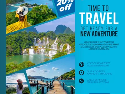 Social Media Design graphic design graphics designer illustration media poster social media banner design social media design social media post social media poster social media poster design travel agency travel banner travel poster