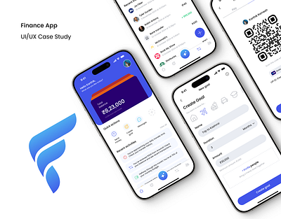 FinWise - UI/UX Case Study animation bank branding design figma finance goals graphic design illustration logo management minimal money payments prototype transfer typography ui ux vector