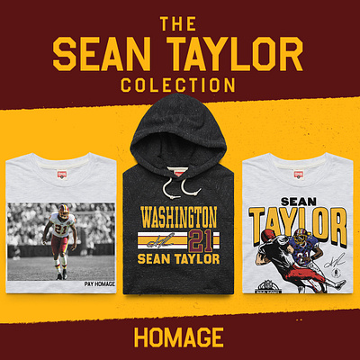 Sean Taylor - Social Media Design commanders dc digital marketing football instagram nfl sean taylor social media sports marketing washington