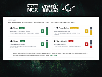 NCX Scorecard branding design development illustration mobile product react ui ui design ux web web design