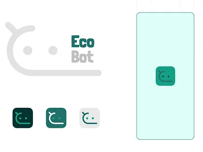 App Icon | Eco Bot Logo 005 app icon dailyui logo design ui