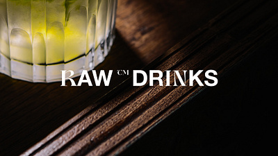 Raw™Drinks — Logo Design & Brand Identity brand brand identity branding design graphic design identity logo logodesign logotype mark minimal typography