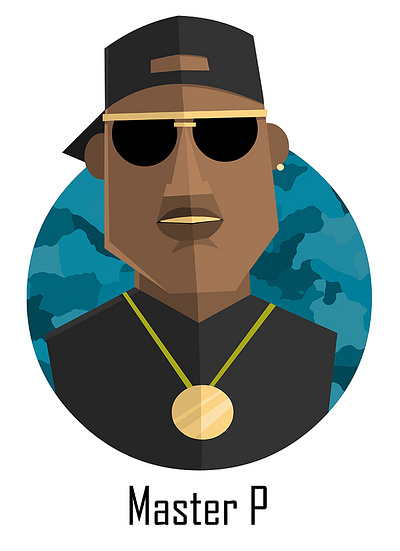 Master P Illustration charaters design illustration vector