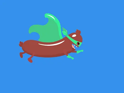 Brand Mascot Animation ✦ Superwurst animation brand identity brand mascot branding character food food character food mascot fun character hero hot dog illustration mascot motion design motion graphics sausage superman