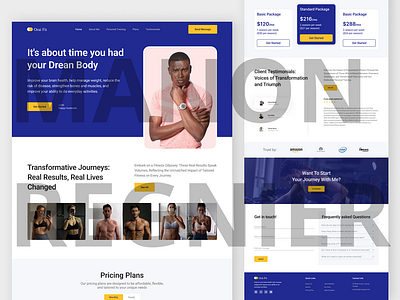 Personal Trainer Website Design