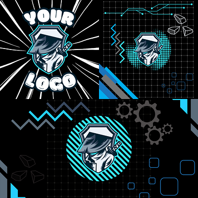 Unleash your creativity and order your custom GAMING BUNDLE branding graphic design logo