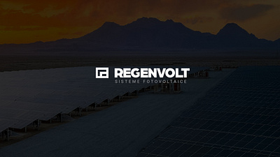 REGENVOLT - Solar Energy Systems branding business card energy graphic design logo logo design solar solar company solar enegry solid logo