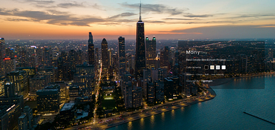 Real Estate Blockchain Project Design bitcoin blockchain modern real estate saas ui uiux ux web web design