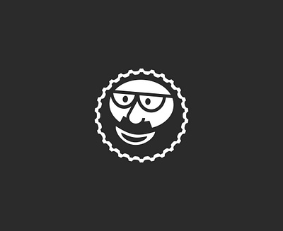 Plug Guy beard branding cartoon face illustration logo minimal plug