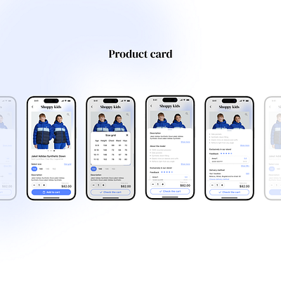 Mobile app - Shop app branding design mobile mobile app store ui ux