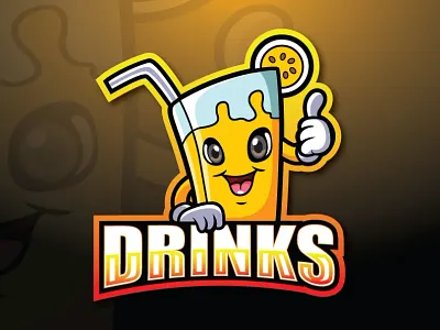 Drinks Logo For Client 3d bar logo branding logo motion graphics restarunt logo