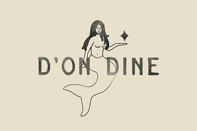 D’Ondine Restaurant & Bar branding design graphic design illustration illustrator logo typography vector