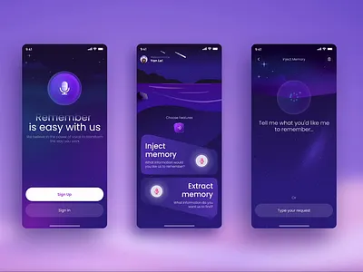 Memory app-Animation animation branding graphic design illustration micro ui