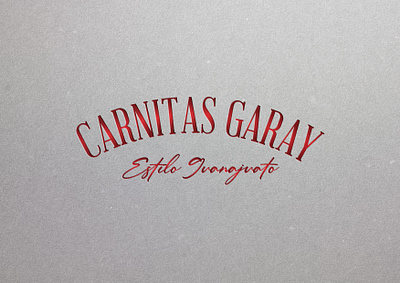 Carnitas Garay branding graphic design logo