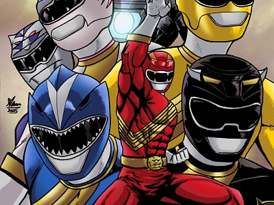 Power Rangers Wild Force - Boom! Studios artist artwork character character illustration comic artist comic cover comic style concepts cover drawing fanart hero ideas illustration layout poster art poster design power rangers super hero tokusatsu