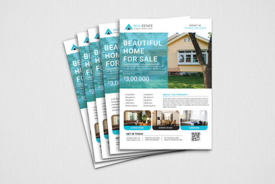 Real Estate Flyer Design house for sale flyer.