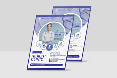 Medical Flyer Design clinic marketing flyer.