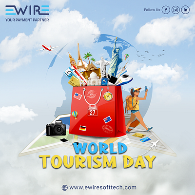 World Tourism Day | Social Media Poster Design creative poster design creatives crerative poster graphic design poster social media poster tourism tourism day tourism day creatives tourism day poster tourism day social media poster tourism poster travel poster travel poster design world tourism world tourism day world tourism day poster