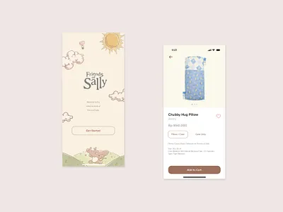 Friends of Sally Concept Design app app design friends od sally graphic design ios ios app design mobile app mobile app design product page ui ui design ui ux