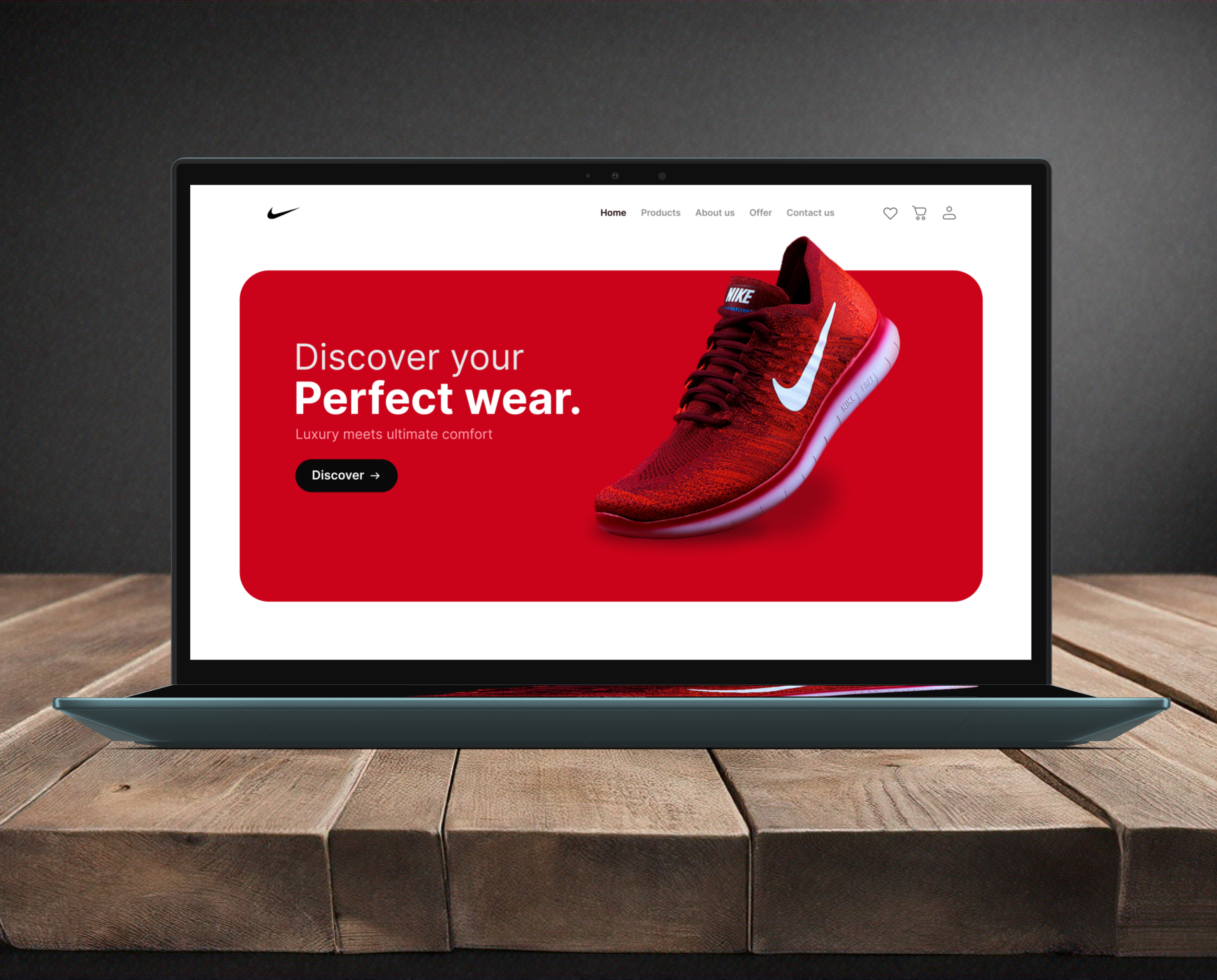 Example of Custom Website & Landing Page Design 