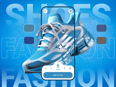 Shoes Fashion App app design banner design bbanner branding logo motion graphics shoes shoes app shoes banner ui website design