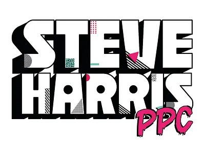 Steve Harris PPC Brand Identity animation brand identity branding design illustration illustrator memphis pink retro typography