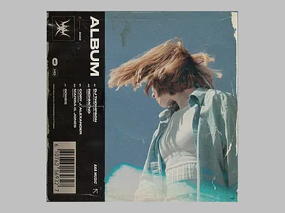 Retro Music Covers branding design pixflow title