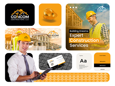 Concom construction, real estate Logo Design & brand identity branddesigners branding buildinglogo constructionlogo graphic design homelogo houselogo identitydesigner logo logodesigner logoprocess propertylogo realestateindustry realestatelogo realtorlogo