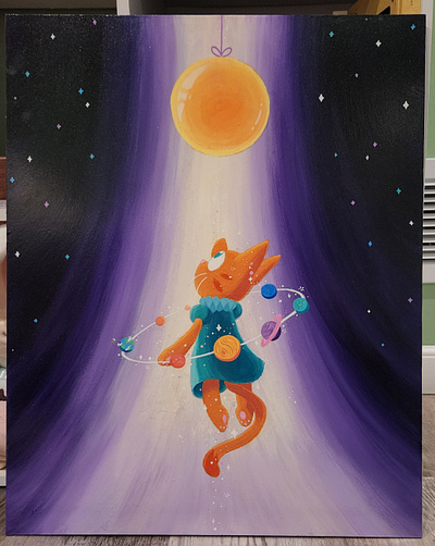 Pluto (Center of Your Universe) painting