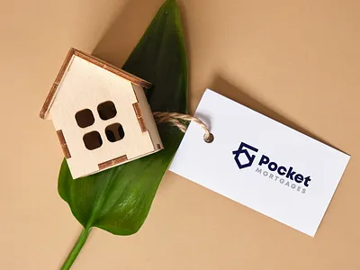 Pocket Mortgages Logo Design creative creative logo custom custom logo graphic design house logo logo design mortgage real estate vector