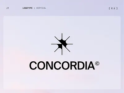 Concordia® | Logotype agency brand identity branding brutal crypto logo gradient logo logo design logotype metaverse minimal sun logo symbol ui web3 webdesigner