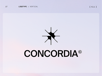 Concordia® | Logotype agency brand identity branding brutal crypto logo gradient logo logo design logotype metaverse minimal sun logo symbol ui web3 webdesigner