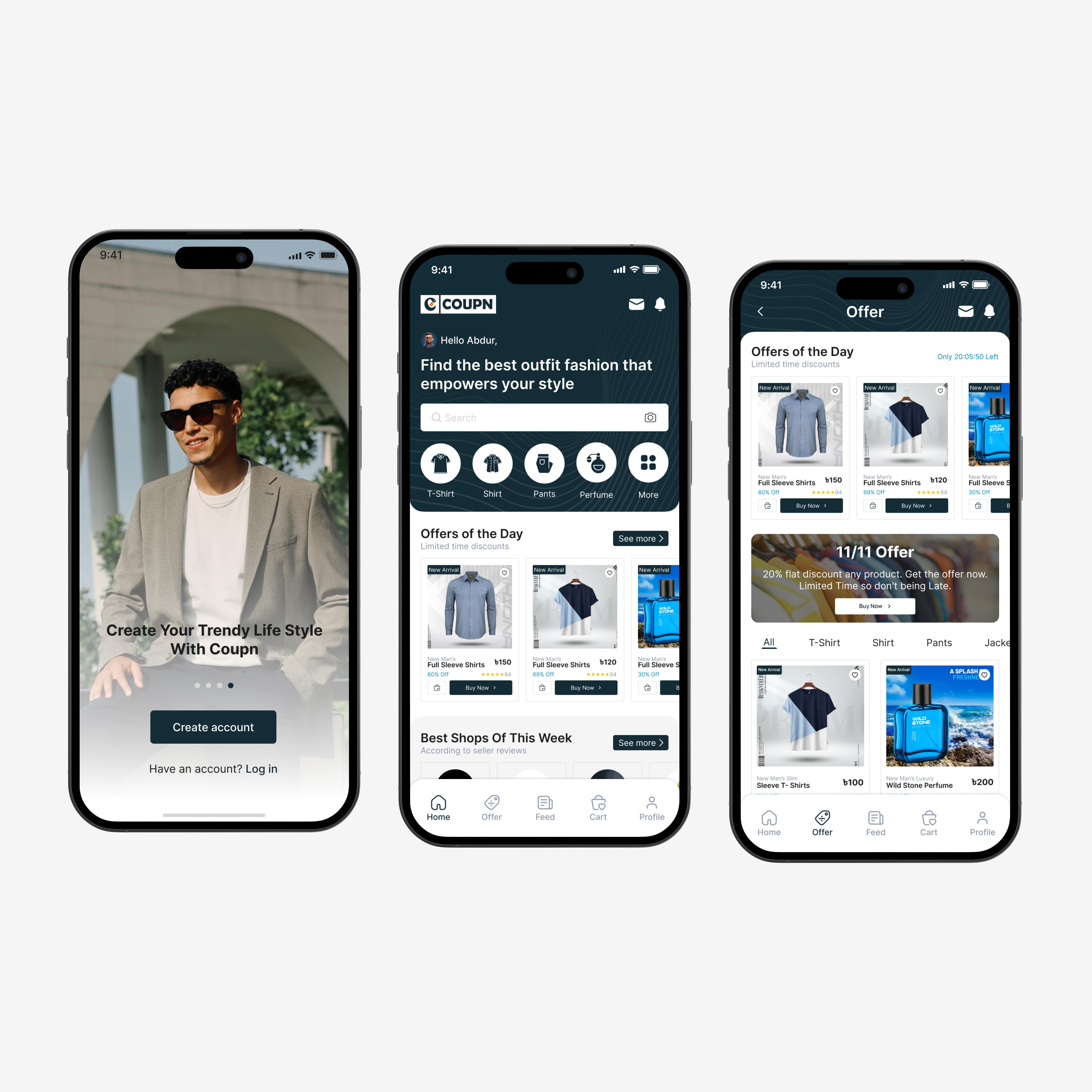 Example of App UI UX Design