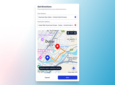 Map Pin Modal UI map map dialog map modal map pin modal map popup map ui ui ui design ux ux design