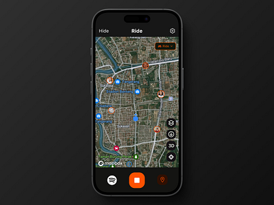 Followers Activity Monitoring - Strava activity branding dark design design app indonesia light logo map outdoor record riding running satellite strava ui uiux ux vector walking