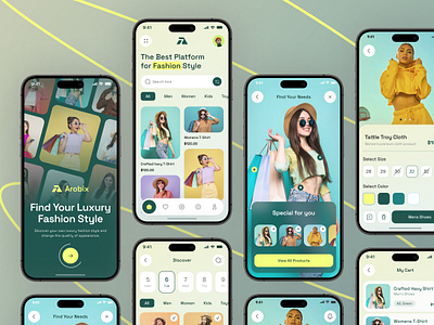 Fashion E-Commerce App Design ( Full App ) app design buy e commerce e commerce app ecommerce ecommerce design ecommerce store fashion fashion app item list marketplace mobile app online shop online shopping online store saas sell shopify shopping store