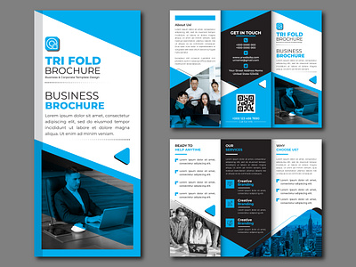 Corporate Trifold Brochure Design bi fold brochure brochure brochure design clean design corporate brochure corporate design flyer design tri fold brochure