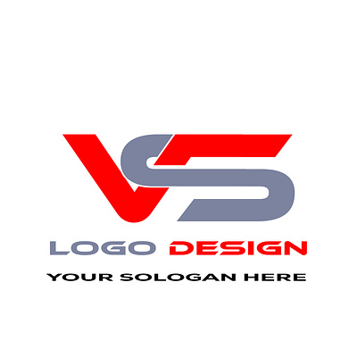 Vs logo Design branding graphic design il illustration logo vector