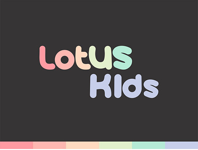 Lotud Kids branding child children chothes design dress graphic design illustration inspire kid logo