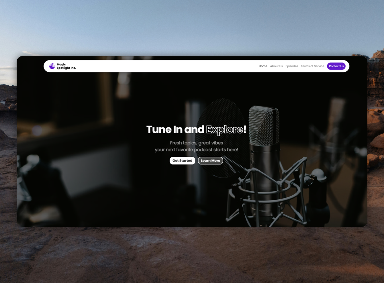 Podcast Channel Website Design design graphic design ui ux website design