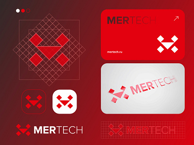 MERTECH bamk design equipment logo m mertech money trade