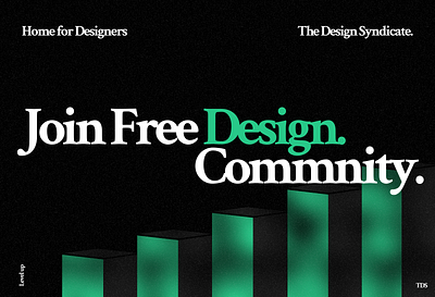 The Design Syndicate - Free Design Community community dark dashboard design graphic design home illustrations logo mobile plans poster product design product designer profile setting ui ux web