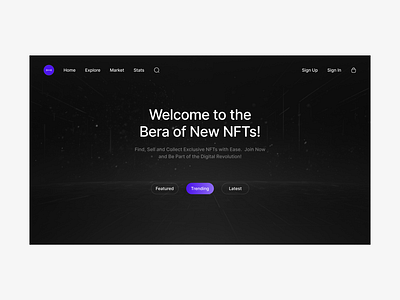 Landing Page NFT ui