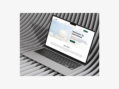 Landing Page Islamic Center ui