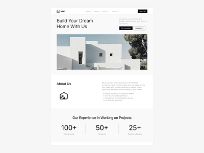 LandingPage Consultant Build Home ui