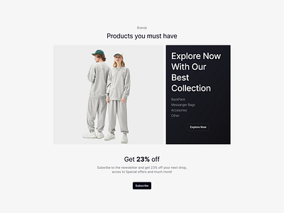 Section LandingPage Discount ui