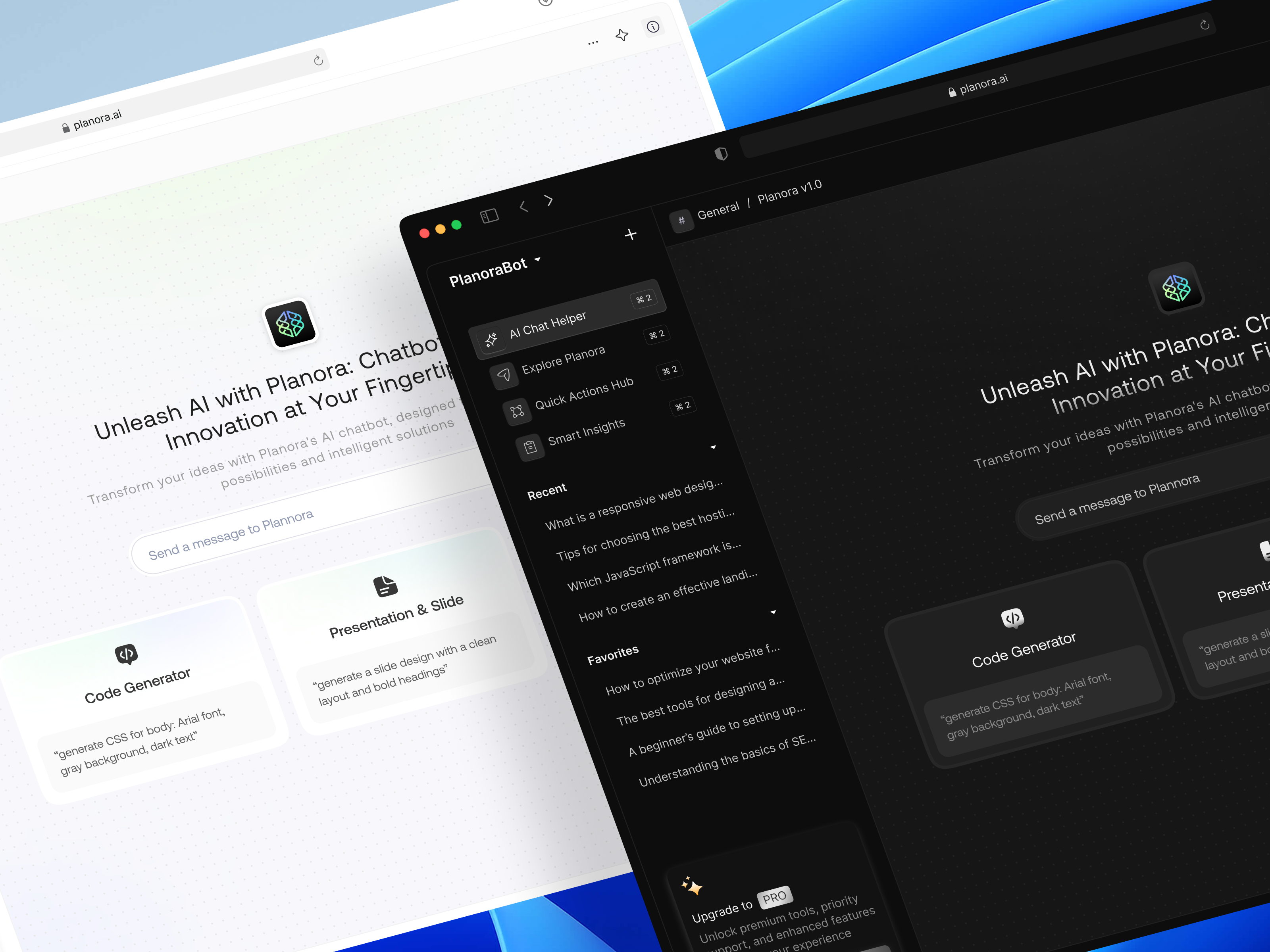 Planora : AI Chatbot Design 🤖 ai ai assistant ai bot ai chat ai chat bot ai design ai platform ai tool artificial intelligence assistant chat chat bot chat gpt emura gpt judha open ai saas siri web3